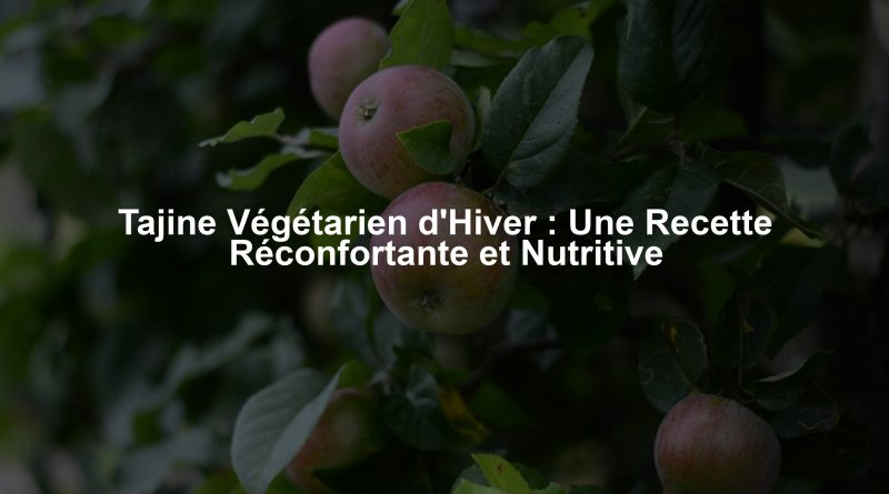 Tajine Végétarien d'Hiver : Une Recette Réconfortante et Nutritive
