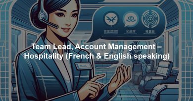 Team Lead, Account Management – Hospitality (French & English speaking)
