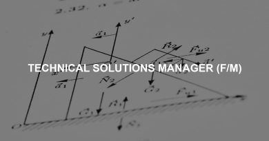 TECHNICAL SOLUTIONS MANAGER (F/M)