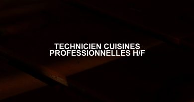TECHNICIEN CUISINES PROFESSIONNELLES H/F