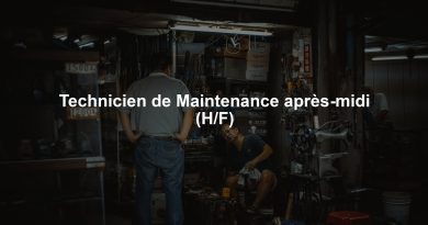 Technicien de Maintenance après-midi (H/F)