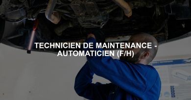 TECHNICIEN DE MAINTENANCE - AUTOMATICIEN (F/H)