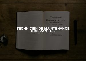 TECHNICIEN DE MAINTENANCE ITINERANT H/F