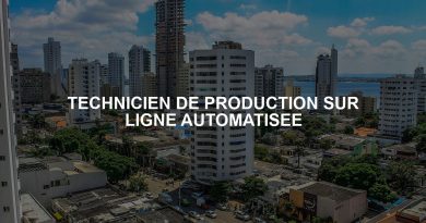 TECHNICIEN DE PRODUCTION SUR LIGNE AUTOMATISEE