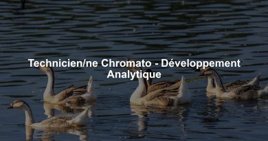 Technicien/ne Chromato - Développement Analytique