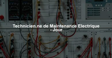 Technicien.ne de Maintenance Electrique - Jour