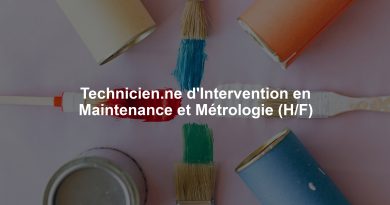 Technicien.ne d'Intervention en Maintenance et Métrologie (H/F)