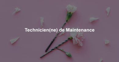Technicien(ne) de Maintenance