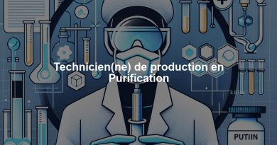 Technicien(ne) de production en Purification