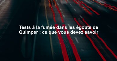 Tests à la fumée dans les égouts de Quimper : ce que vous devez savoir