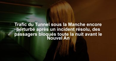 Trafic du Tunnel sous la Manche encore perturbé après un incident résolu, des passagers bloqués toute la nuit avant le Nouvel An