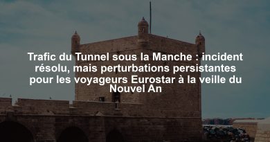 Trafic du Tunnel sous la Manche : incident résolu, mais perturbations persistantes pour les voyageurs Eurostar à la veille du Nouvel An
