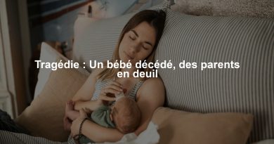 Tragédie : Un bébé décédé, des parents en deuil
