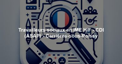 Travailleurs sociaux en IME H/F - CDI (ASAP) - Carrières-sous-Poissy