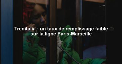 Trenitalia : un taux de remplissage faible sur la ligne Paris-Marseille