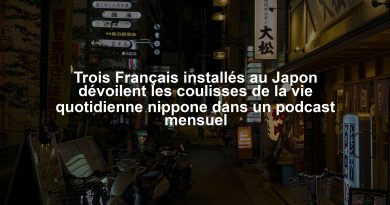 Trois Français installés au Japon dévoilent les coulisses de la vie quotidienne nippone dans un podcast mensuel