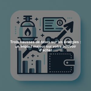 Trois hausses de taxes sur les énergies : un impact majeur sur votre pouvoir d'achat