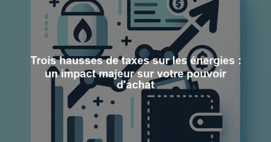 Trois hausses de taxes sur les énergies : un impact majeur sur votre pouvoir d'achat