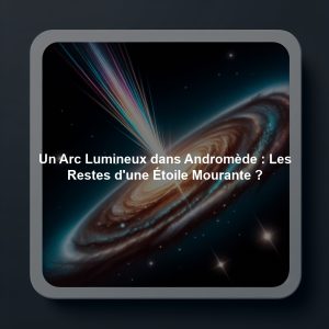 Un Arc Lumineux dans Andromède : Les Restes d'une Étoile Mourante ?