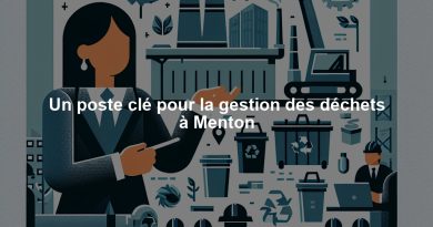 Un poste clé pour la gestion des déchets à Menton