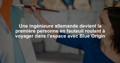 Une ingénieure allemande devient la première personne en fauteuil roulant à voyager dans l’espace avec Blue Origin Une ingénieure allemande devient la première personne en fauteuil roulant à voyager dans l’espace avec Blue Origin