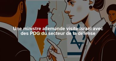 Une ministre allemande visite Israël avec des PDG du secteur de la défense