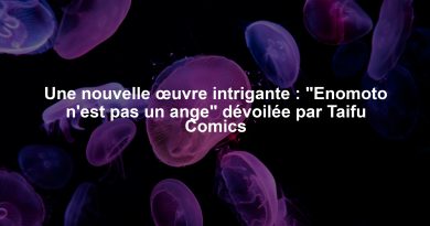 Une nouvelle œuvre intrigante : "Enomoto n'est pas un ange" dévoilée par Taifu Comics