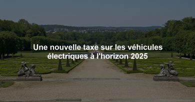 Une nouvelle taxe sur les véhicules électriques à l'horizon 2025