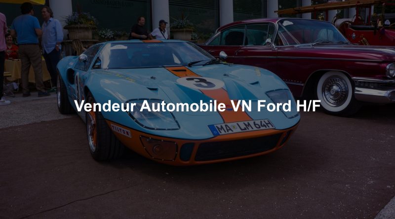 Vendeur Automobile VN Ford H/F