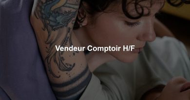 Vendeur Comptoir H/F