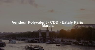 Vendeur Polyvalent - CDD - Eataly Paris Marais