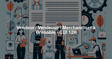 Vendeur / Vendeuse / Merchandiser à Grenoble - CDI 12H