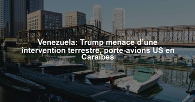Venezuela: Trump menace d’une intervention terrestre, porte-avions US en Caraïbes