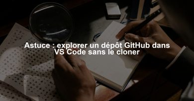 Astuce : explorer un dépôt GitHub dans VS Code sans le cloner