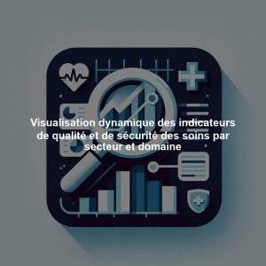 Visualisation dynamique des indicateurs de qualité et de sécurité des soins par secteur et domaine