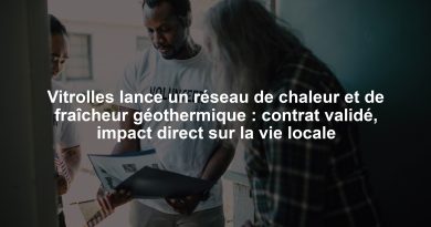 Vitrolles lance un réseau de chaleur et de fraîcheur géothermique : contrat validé, impact direct sur la vie locale