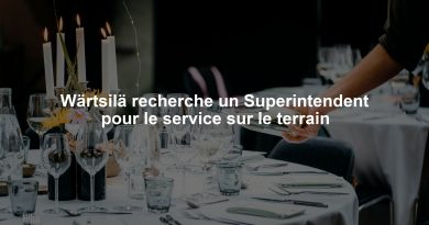 Wärtsilä recherche un Superintendent pour le service sur le terrain