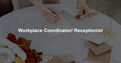 Workplace Coordinator/ Receptionist