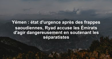 Yémen : état d'urgence après des frappes saoudiennes, Ryad accuse les Émirats d'agir dangereusement en soutenant les séparatistes