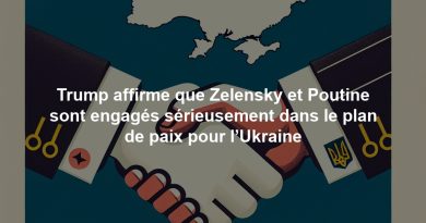 Trump affirme que Zelensky et Poutine sont engagés sérieusement dans le plan de paix pour l’Ukraine