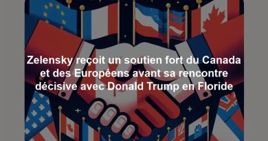 Zelensky reçoit un soutien fort du Canada et des Européens avant sa rencontre décisive avec Donald Trump en Floride