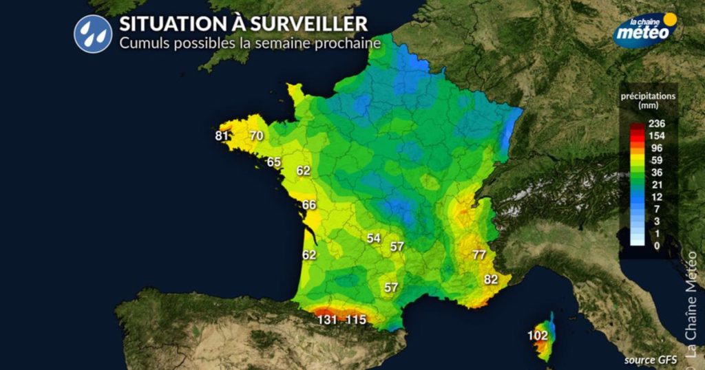 Fortes pluies et inondations : la situation surveillée de près la semaine prochaine