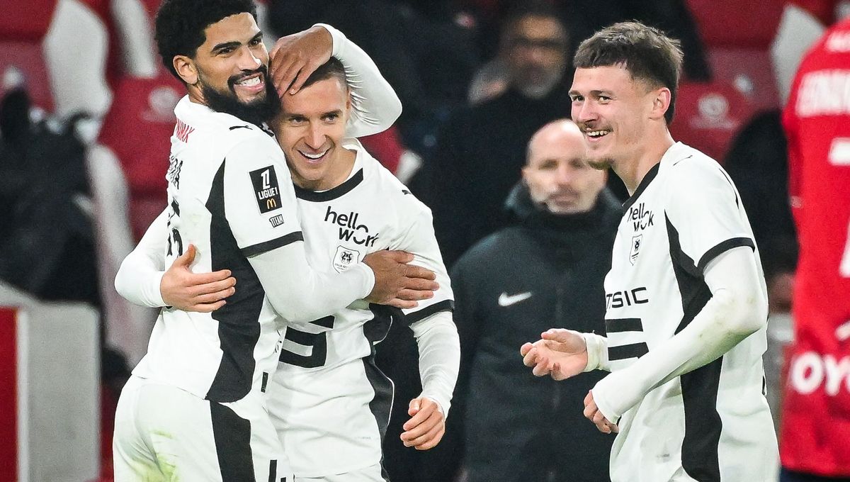 Ligue 1 : Rennes bat Lille 2-0 et se rapproche d’une qualification en Ligue des champions