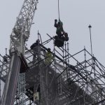 La statue de saint Michel est retirée du ciel de Belmont-sur-Rance