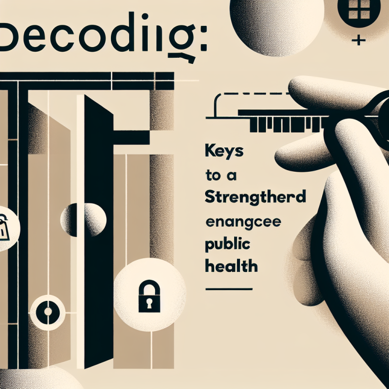 Décryptage : les clés pour une santé publique renforcée