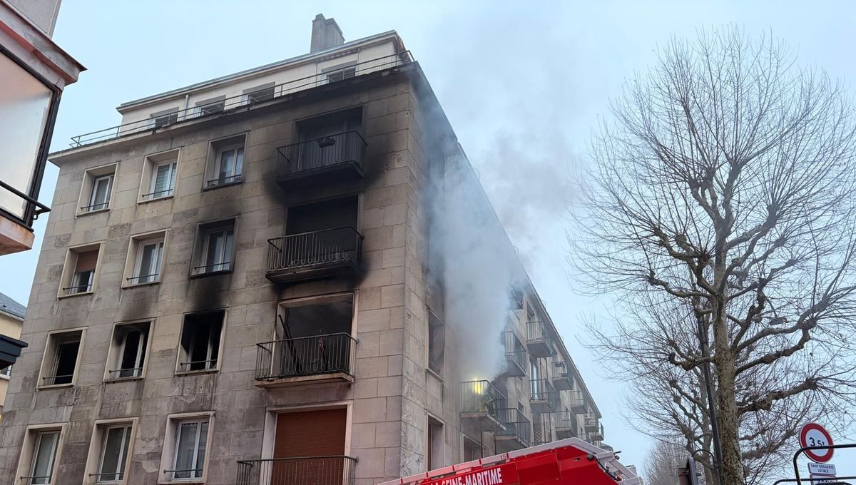 Rouen : incendie dans un immeuble, cinq personnes intoxiquées - ICI