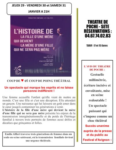 Au Théâtre de Poche.