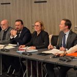 La préfet Pierre Regnault de la Mothe, la présidente du Conseil Départemental Hermeline Malherbe ainsi que les représentants de gendarmerie, pompiers, SNCF réseaux et élus ont tenu une conférence de presse pour faire le point sur la situation le mercredi 28 janvier @ LSDR