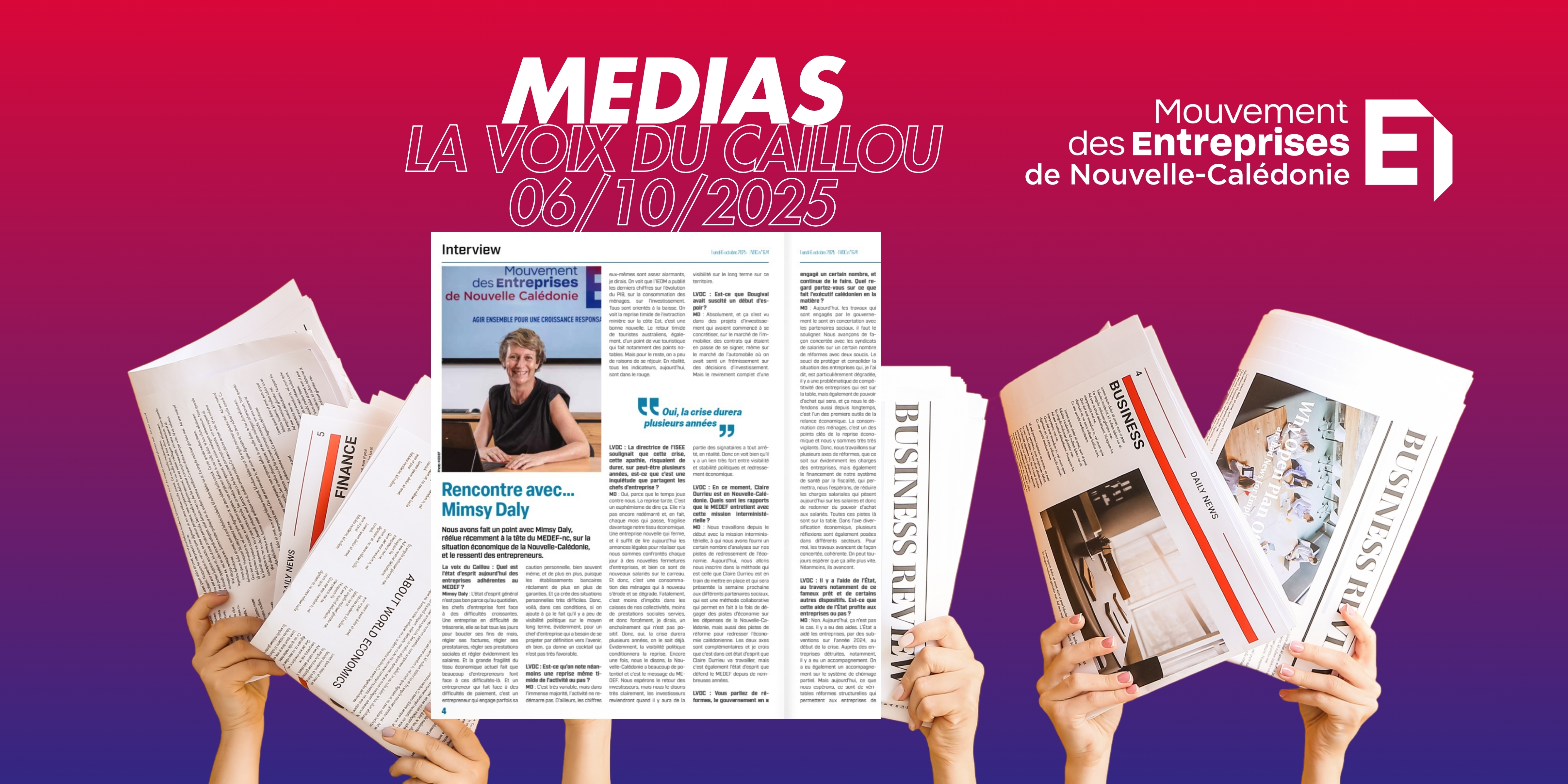 Le Medef-NC envoie un courrier au président de la République avant la réunion sur l'avenir de la Nouvelle-Calédonie.