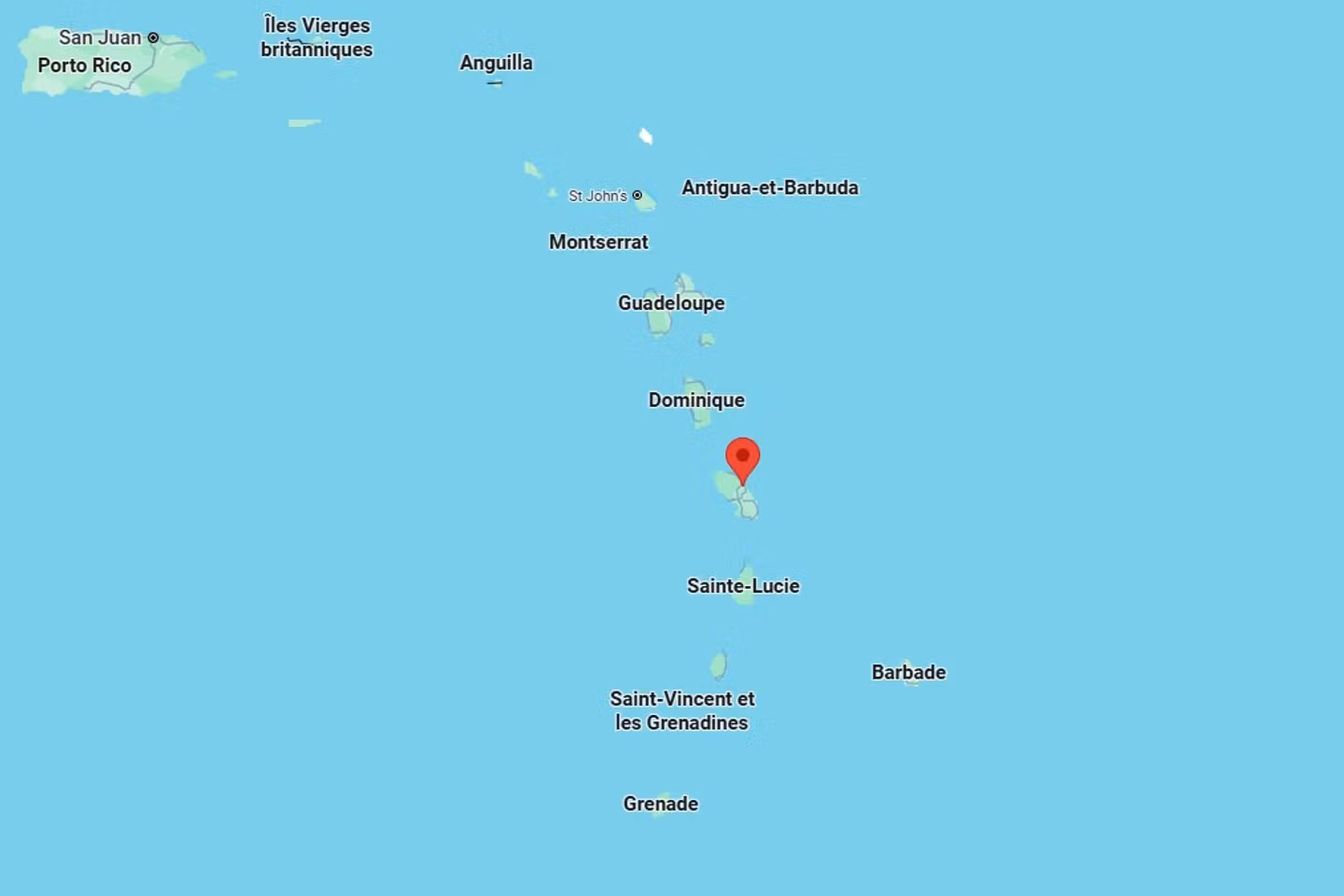 Séisme de magnitude 5,7 ressenti en Martinique, aucun dégât signalé